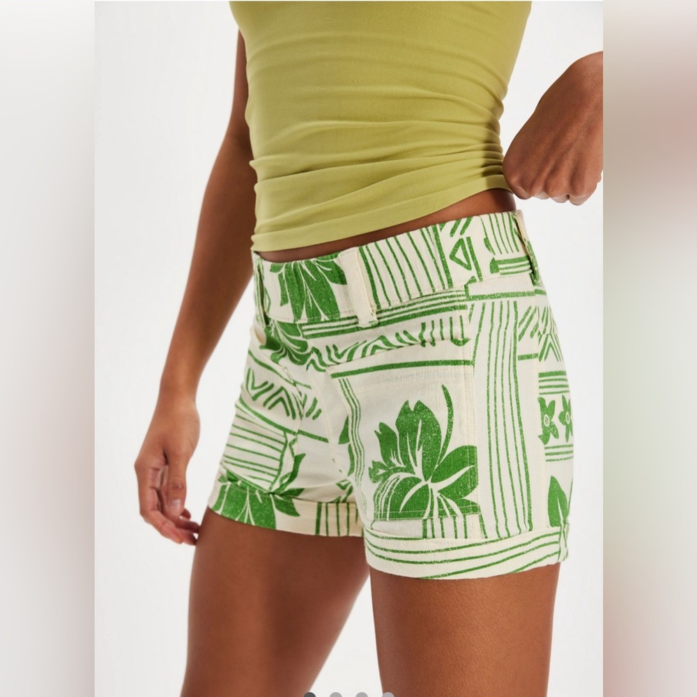 Free People Retro Printed Mini Short